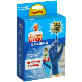 Перчатки для уборки  Mastro Lindo, M-L, 10 шт